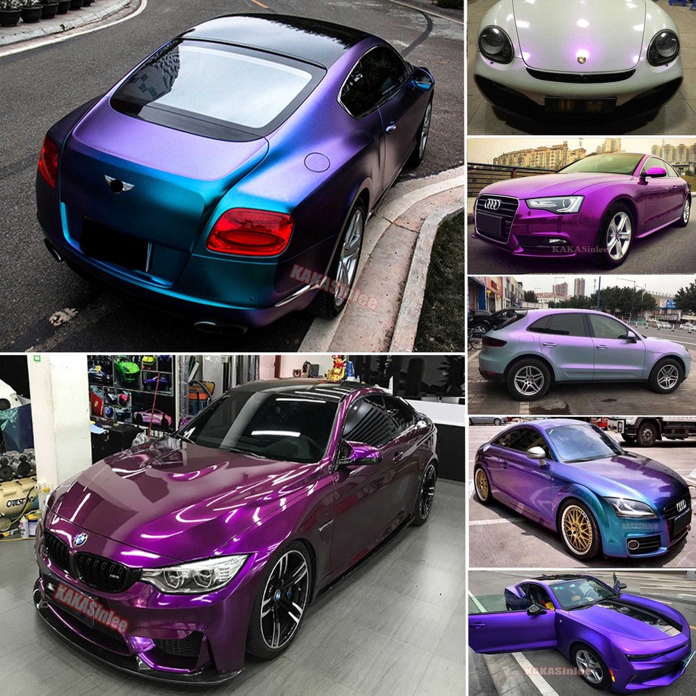 Air Free PUR 3D Brushed Pearl Satin Glossy Glitter Car Vinyl Wrap Sticker HDUS