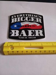 Texas Baer Brake Systems Die Cut Sticker Decal 3.5″x2.5″ New LS Fest Chevy Race