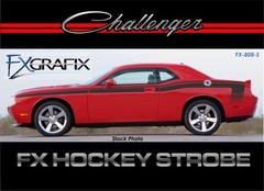 Dodge Challenger Hockey Body Side Strobe Graphics Dealer Quality Stripes