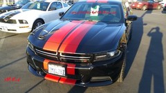 FOR Dodge Charger 15-22 Vinyl Racing 10″ Twin Stripe Graphic Decal Sticker 36 FT