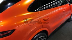 ESSMO PET Super Gloss Metallic Molten Orange Vehicle Vinyl Wrap Decal Like Paint