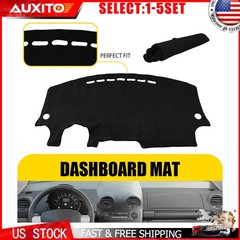 Black Dashboard Cover Mat Pad For Volkswagen VW Beetle 98-10 Car Dash Board 1-5X