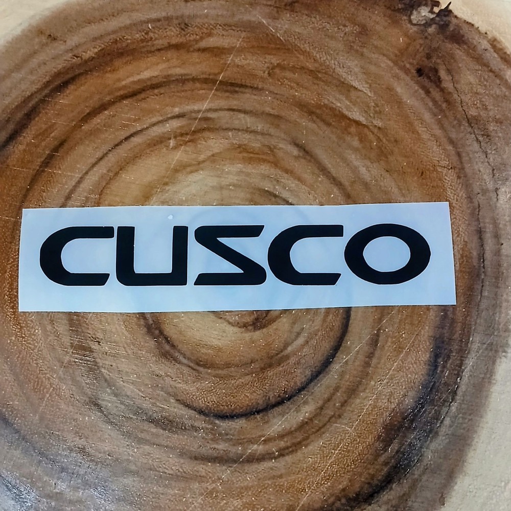 Cusco Permanent Vinyl Decal | Import | JDM | Suspension | Rally | Drift | Tuner