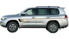 Retro Racing Stripe Car Sticker For Toyota Land Cruiser Fj Cruiser Graphic Decal