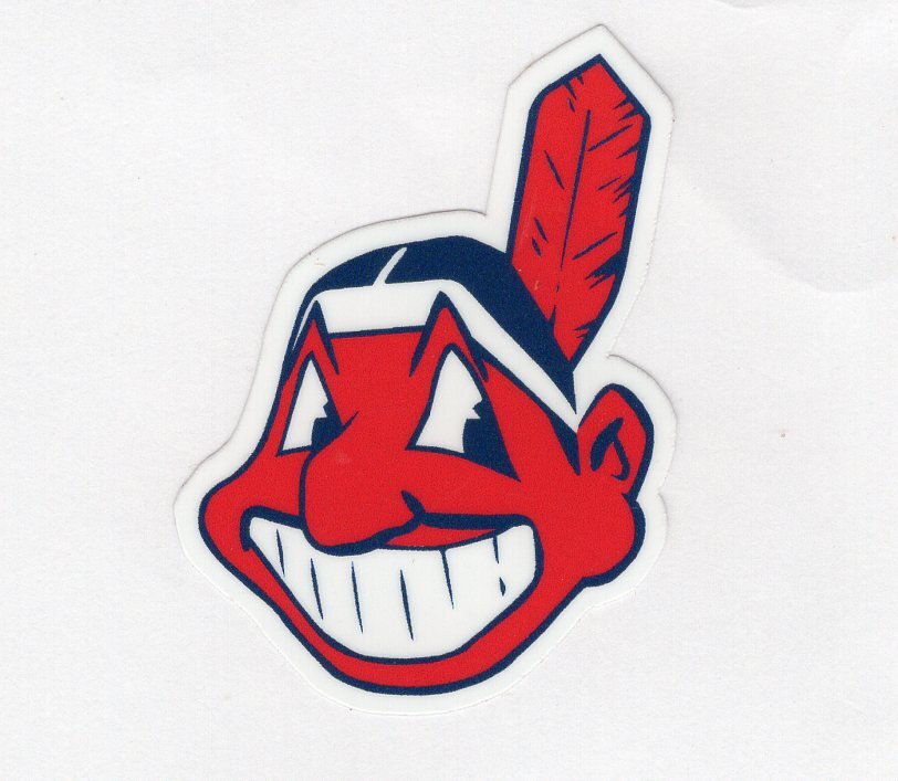 Cleveland Indians Chief Wahoo Laptop Decal Window Various sizes Free Tracking