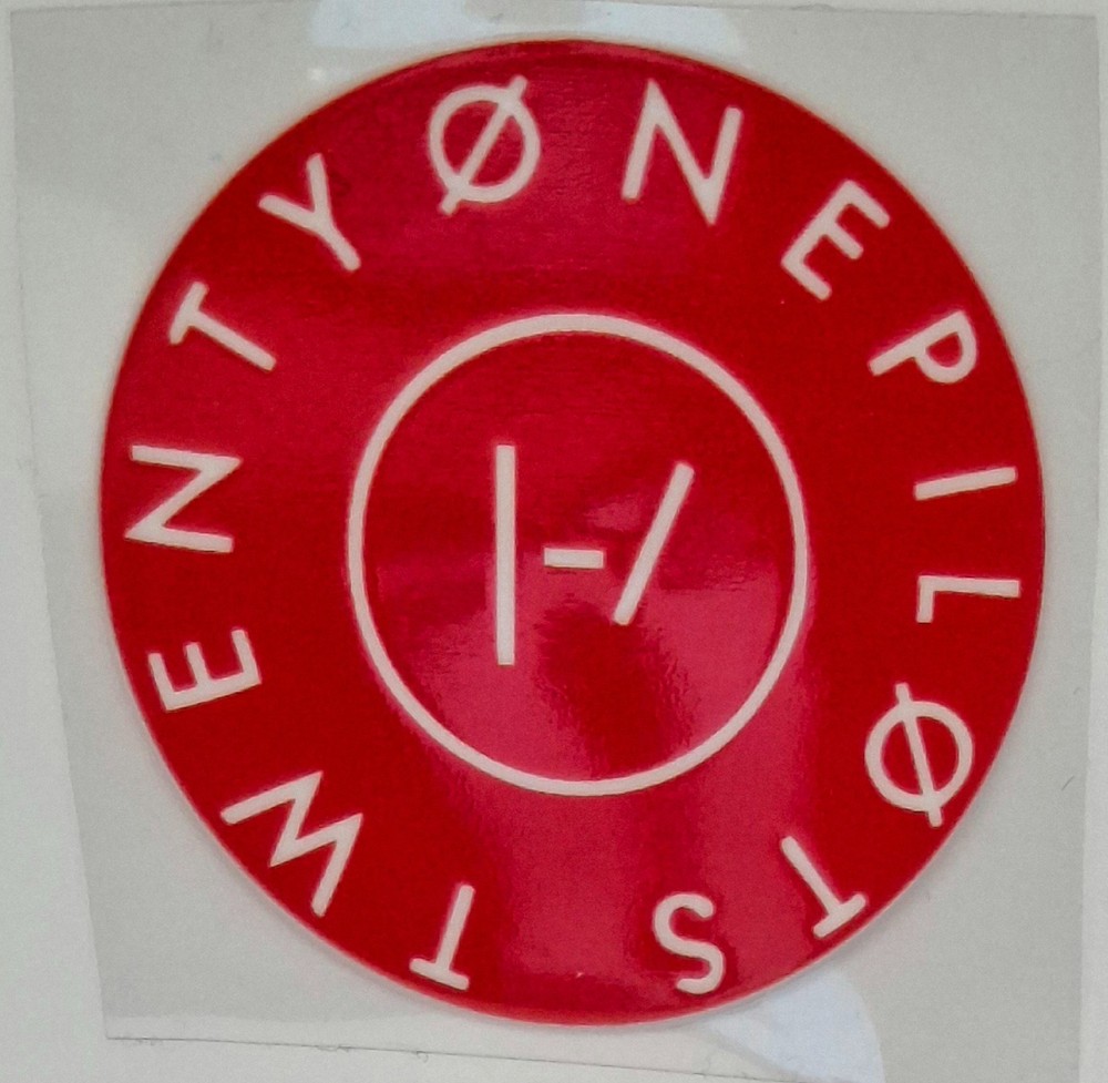 Twenty One Pilots Circle Logos UV DTF Decal | Waterproof Durable | For Vehicles+