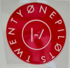Twenty One Pilots Circle Logos UV DTF Decal | Waterproof Durable | For Vehicles+