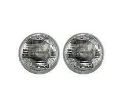 Headlight Graphics 6.5 inch PAIR 2 Sticker Set Racing Headlamp Drag Racing