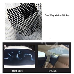 130x21cm Car Sticker Eye Leopard Graphic Decal Car Front Windshield 3D Sunshade
