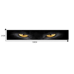 130cm Wolf Creative 3D Stereo Cartoon Decals Auto Front Windshield Sticker