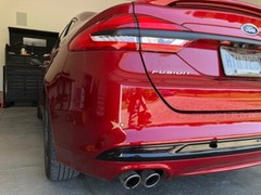 CRUX MOTORSPORTS REAR BUMPER REFLECTOR TINT FOR 2017 – 2022 FORD FUSION