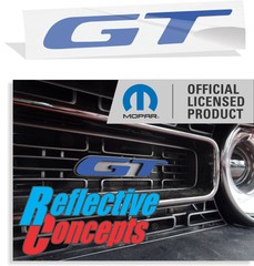 GT GRILLE Emblem Overlay Decal Sticker – 19-23 Dodge Challenger GT