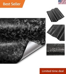 Black Stealth Small Patternless Camouflage Vinyl Wrap Roll 1ft x 5ft