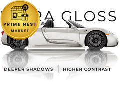 VViViD+ Ultra Gloss Pearl White Vinyl Car Wrap (1ft x 1ft x 5ft,