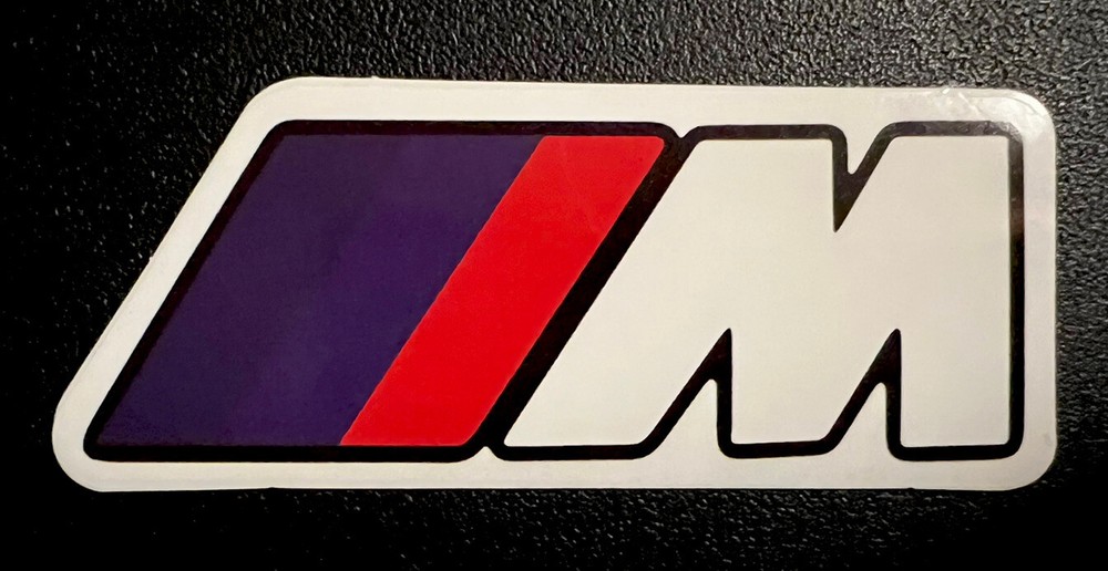 M3 Bmw Performance sticker Glossy Finish Approx Size: 3-1/8”X 1-1/4” Self Adhes