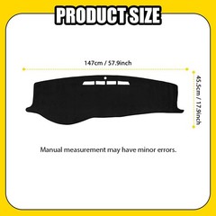Fit 2006-2013 Chevrolet Impala Dash Mat Dashboard Cover Pad Interior Black 1-5X