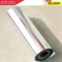 12”x78”Chrome Mirror Silver Vinyl Wrap Sticker Decal Film Sheet,Self-Adhesive