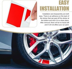 18Pcs Car Wheel Rims Decal Stripes, Reflective Tire Rim Stickers 18-21″ Wheels