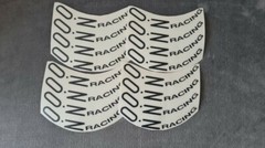 8pcs Oz Racing Wheels Sticker Black Vinyl Decal