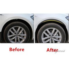 2x Car Fender Flares Wheel Eyebrow Arch Extension Protector Moulding Trim Strip