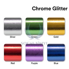 Chrome Glitter Silver Sparkle Car Vinyl Wrap Sticker Decal Bubble Free Sheet DIY