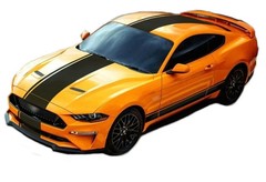 Racing Stripe Car Sticker For Ford Mustang Hood Roof Rear Side Door Vinyl Decals