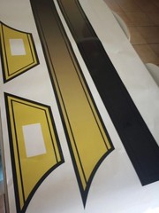 Fit Ford Ranchero GT 70 71 doors decal sticker emblem parts accessories wheels