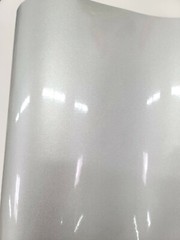 Gloss Silver Metallic Glitter Vinyl Car Vehicle Wrap Decal Sticker Film Roll