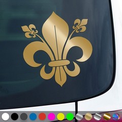 Lily Decal French FleurFlag De Lis Lys Sticker Car Truck Gift Idea