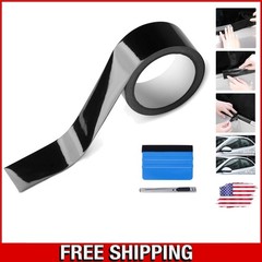 High Gloss 2in x 30ft Vinyl Wrap for Vehicle Chrome Delete & Protection