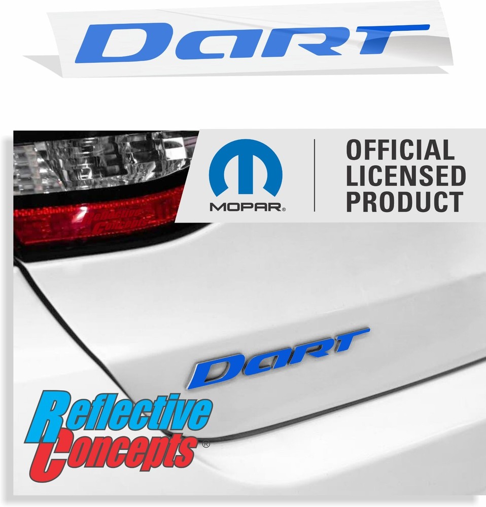 DART Emblem Overlay Decal for 2013-2016 Dodge Dart