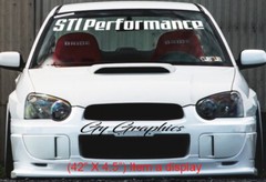 Windshield decal Performance sticker banner graphics window for or fit Sti cars