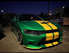 10″ PLAIN Rally Racing Stripe Graphics Stripes Set FIT 2005 – 2023 Charger
