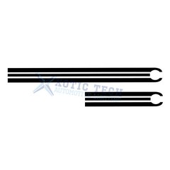 Front Bumper Hood Rear Trunk Racing Strip Car Body Graphic Decal Sticker For BMW
