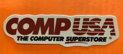 Comp USA sticker /decal. *Matte* Finish Waterproof Self Adhesive. 3”x1”