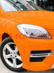 Camouflage Shadow Orange Camo Pattern Car Vinyl Wrap Decal Sticker Sheet Film