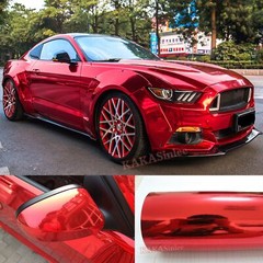 Entire Car Wrap Flexible Metallic Mirror Chrome Vinyl Reflective Film Sticker US