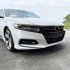 For Honda Accord 2018-2020 Front Grille Chrome Delete Blackout Precut Vin E