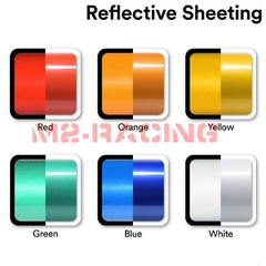 *Reflective Vinyl DIY Car Wrap Sticker Decal Graphic Sign Self Adhesive Film