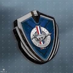Mustang 3D Metal Shield Emblem Sticker Car for Fender Hood