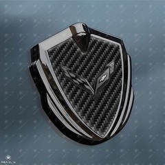 Corvette C7 3D Metal Shield Emblem Sticker Car for Fender Bonnet