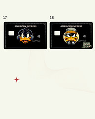 CUSTOMIZABLE AMERICAN EXPRESS Credit Card Sticker