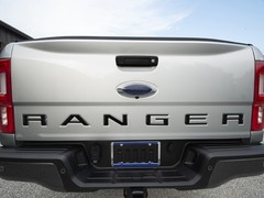 Matte Black Finish 3D Raised Tailgate Letter Pieces For 2019-2023 Ford Ranger