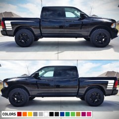 Stripes Decal For Dodge Ram Mirror 2008 2009 2010 2011 2012 2013 2014 2015 2016
