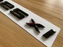 Gloss Black 3D ABS Letters Trunk 325xi Emblem Rear Badge for BMW 2017-2022 325xi