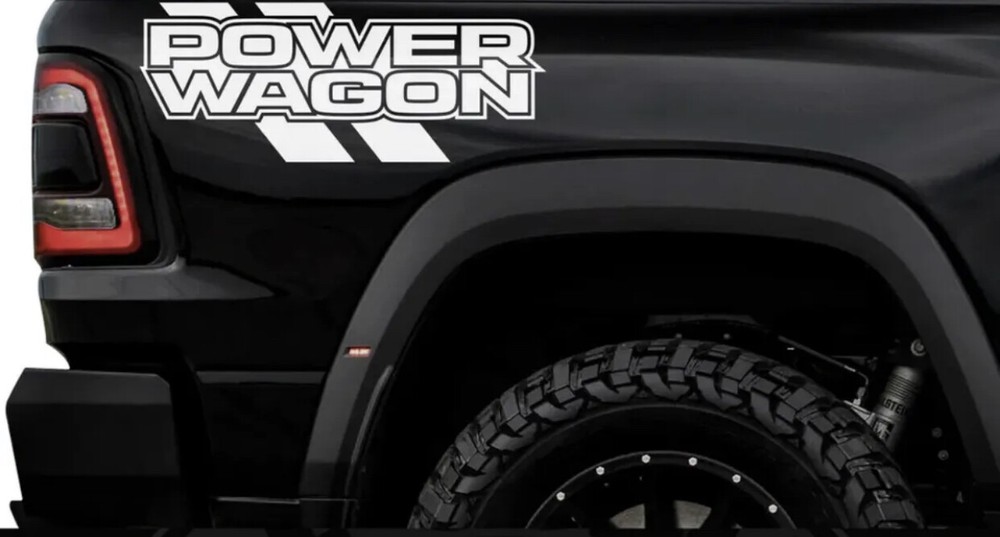 Vinyl Stickers Decal Graphics For compatible Fits Power Wagon Truck