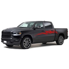 Center smudges graphics stickers decal compatible with Dodge Ram