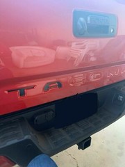 BLACK Tailgate Insert Letters Decal Vinyl Stickers for Toyota Tacoma 2016-22 New