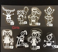 Family Car Sticker Decal Sticker Window Sticker DAD MOM Kid Baby Cat Dog St-128