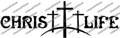 Christ Life,Religion,Christian,Faith,One Nation Under God,Sticker,Vinyl Decals
